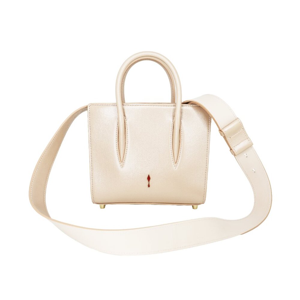 Christian Louboutin  Paloma Pearlescent Leather Mini Top Handle Bag - Picture 3 of 9